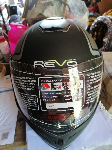 CASCO MOTO VENTO M NEGRO/GRIS VR285 DOBLE PROPOSITO