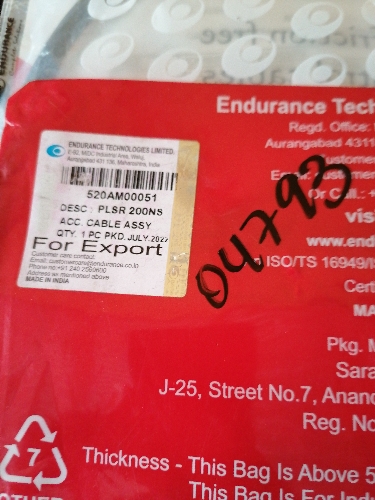 CABLE DE ACELERACION PULSAR 200NS 520AM00051 ORIGINAL