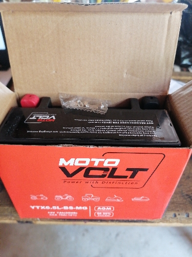 BATERIA DE GEL YB6.5L FT125 MOTO VOLT - YTX6.5