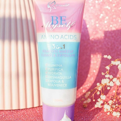 Amino Acids 3 en 1 Removedor de maquillaje y exfoliante BE Myself D'Hermosa
