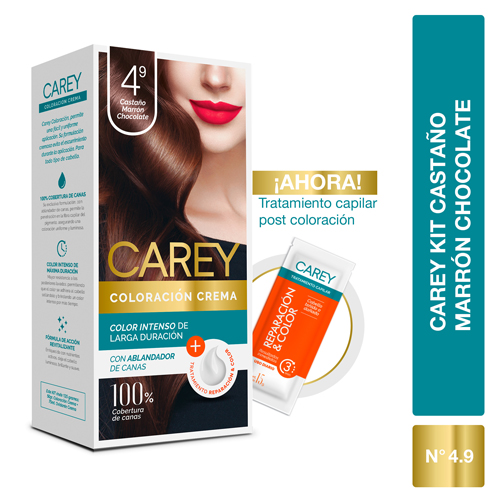 Kit Tinte carey 4⁹ castaño marrón chocolate