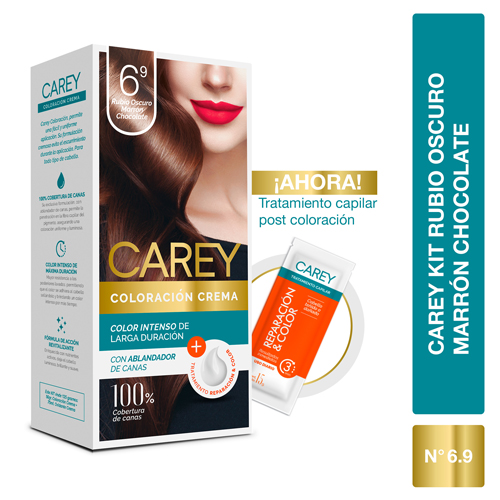 Kit Tinte carey 6⁹ rubio oscuro marrón chocolate