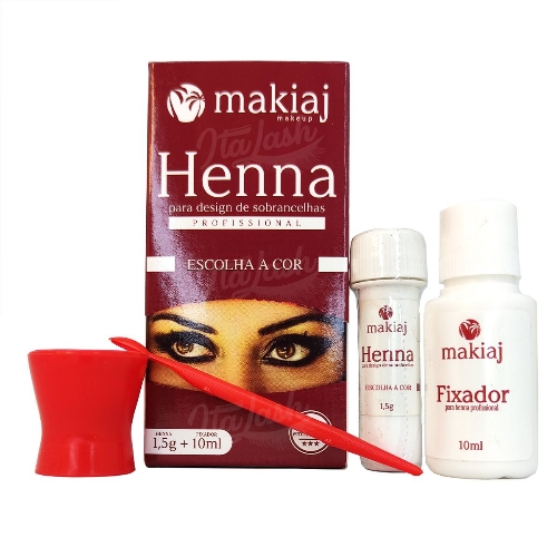 Henna Makiaj castaño claro