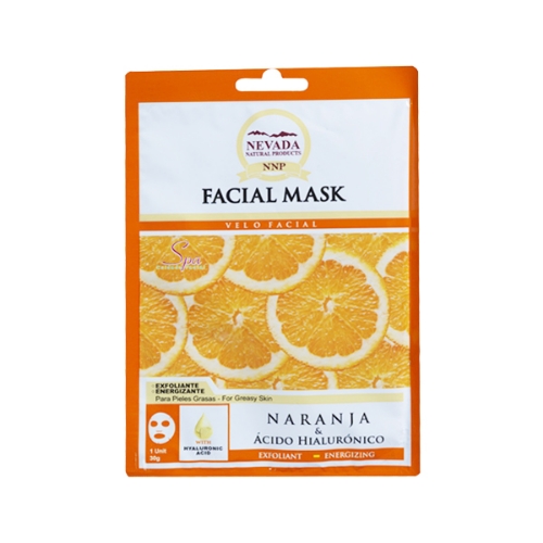 Mascarilla Facial de Naranja y Acido Hialuronico NEVADA