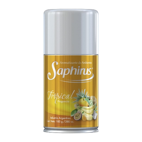 Aromatizador de ambiente en aerosol Saphirus Tropical 280cc