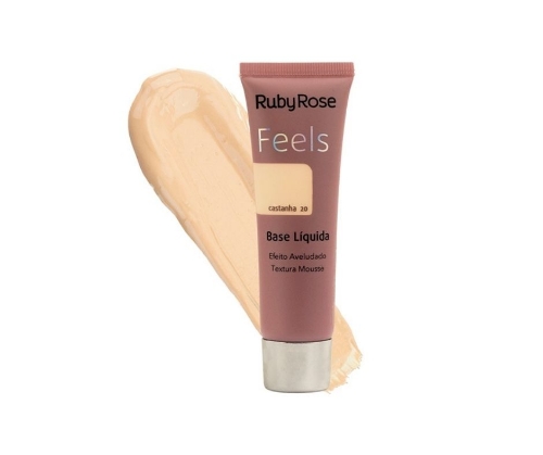 Base Liquida Feels Ruby Rose Castanha 20