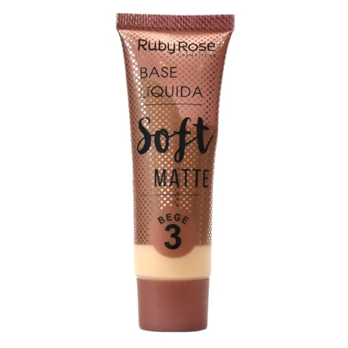 Base Liquida Ruby Rose Soft Matte BEGE 3