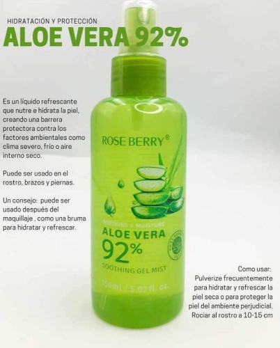 Soothing Gel Aloe Vera Rose Berry