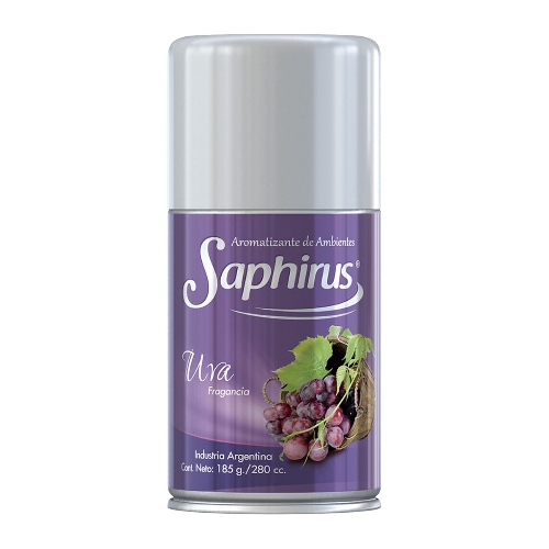 Aromatizador de ambiente en aerosol Saphirus Uva