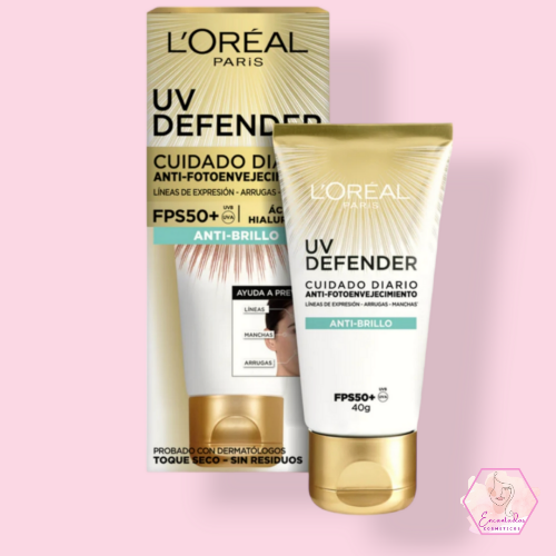 Protector solar UV Defender Anti Brillo LOREAL