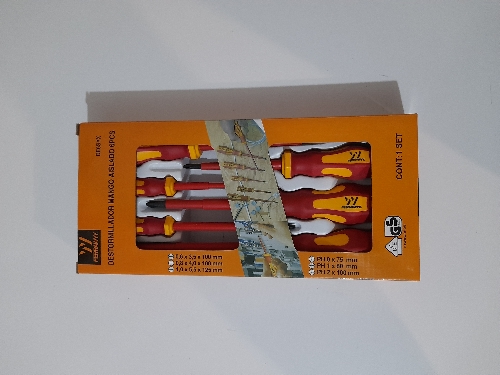 Destornillador M/aislado 6pcs