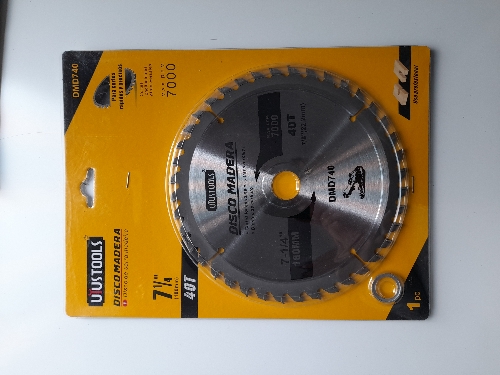 Disco Madera 40T 180mm