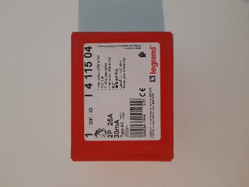 Diferencial Legrand 2P 25A 30mA