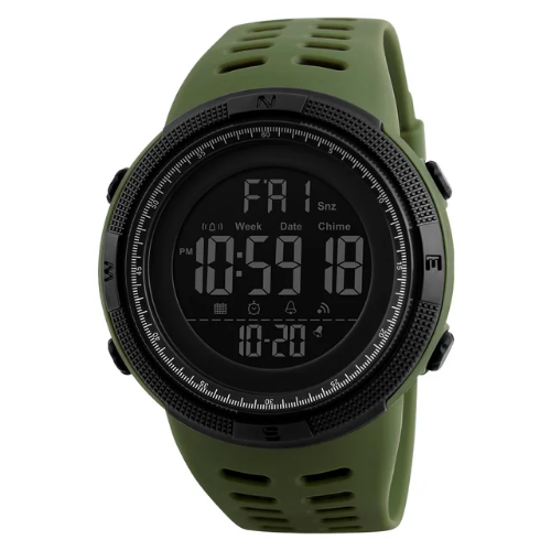 Reloj digital 1251 verde militar