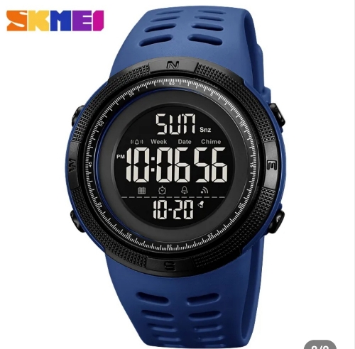 Reloj digital 2070 negro/ azul