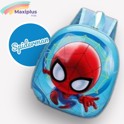 Lonchera tipo morral de spiderman