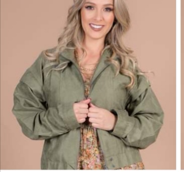 CHAQUETA VERDE OLIVO
