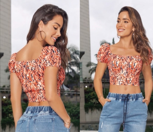 CROP TOP ESTAMPADO