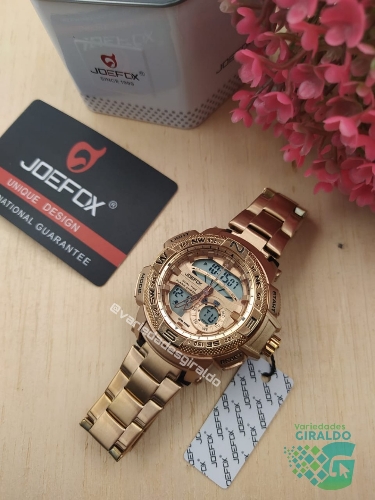 Reloj JOE FOX metálico dama
