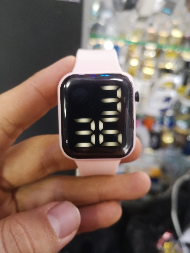 Reloj banda cuadrado