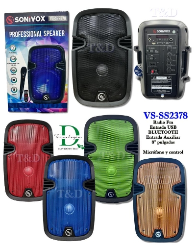 Parlante Sonivox 8"