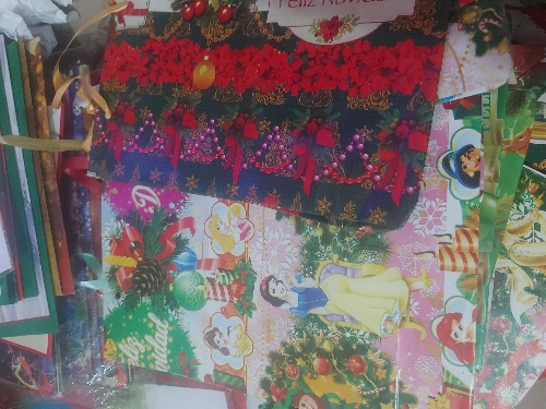 80A80 Bolsa NAVIDAD de regalo, papel cinta. 16,5 cm x 23 cm