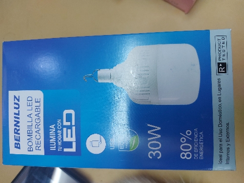 BOMBILLO 30W RECARGABLE