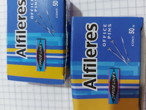 Alfileres x 50und OFFICE LINE
