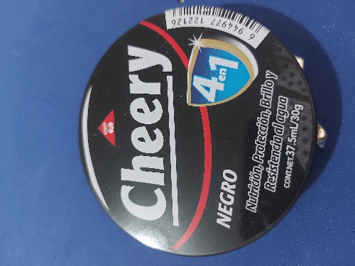 CREMA NEGRA CHEERY PARA ZAPATOS. 4 en 1