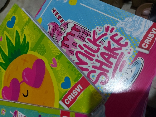 Cuaderno engrapado cuadriculado niñas 100 hojas CRISVI niñas
