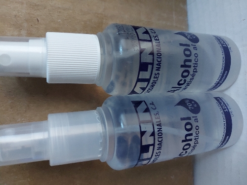 Alcohol antiséptico 120ml con atomisador
