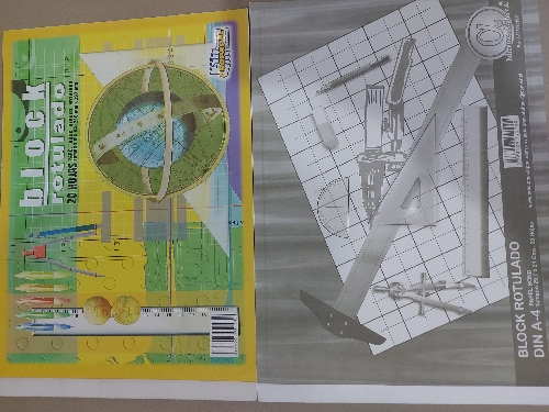 Block rotulado DIN A4