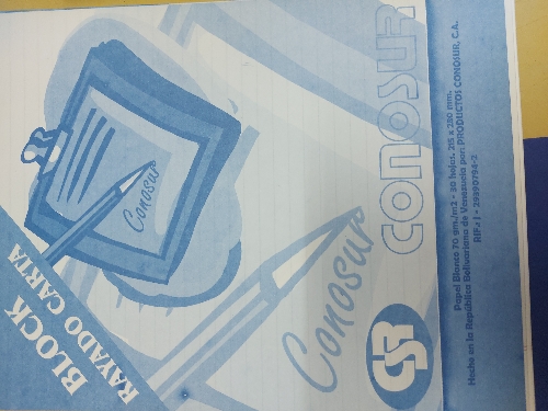 Block raya T/carta 30 hojas