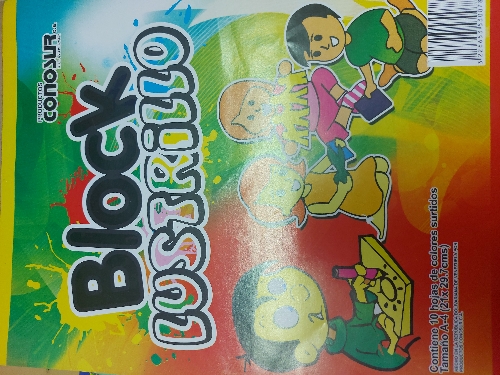 Block lustrillo 10 hojas