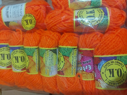Estambre escolar anaranjado OK 12gr