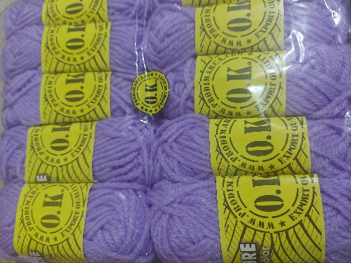 Estambre escolar lila OK 12gr