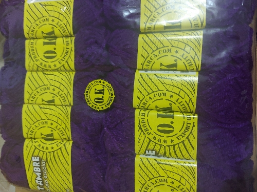 Estambre escolar morado OK 12 gr