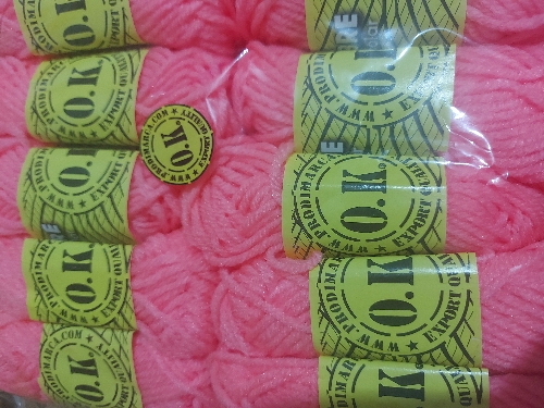 Estambre escolar rosado OK 12gr