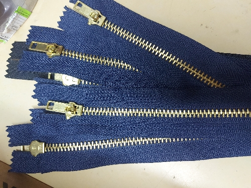CIERRE DE METAL 20CM AZUL MARINO