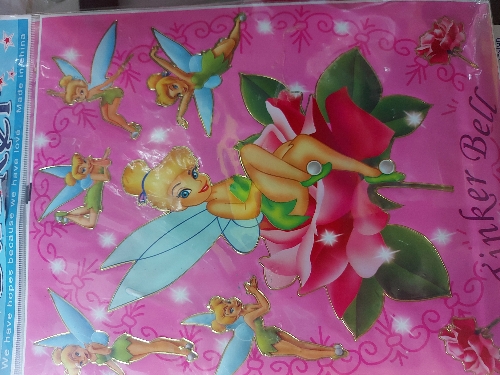 CALCOMANIA STIKER NIÑO NIÑA ANIMADOS DISNEY/OTROS