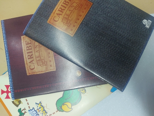 CUADERNO ENGRAPADO 1 LINEA CARIBE MIX