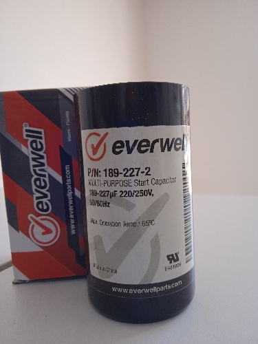 CAPACITADOR 189-227 UF-2  EVERWELL
