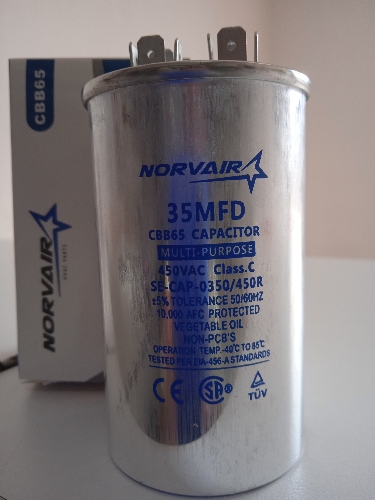 CAPACITADOR 35 MFD X 450 VAC