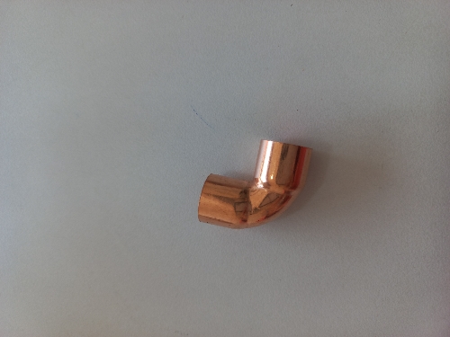 CODO DE BRONCE 1/2 90° radio corto