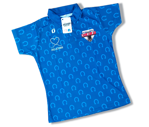 Polo Herradura Azul Talla M Caballero