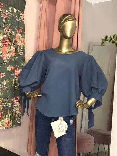 Blusa azul Zac y Rachel