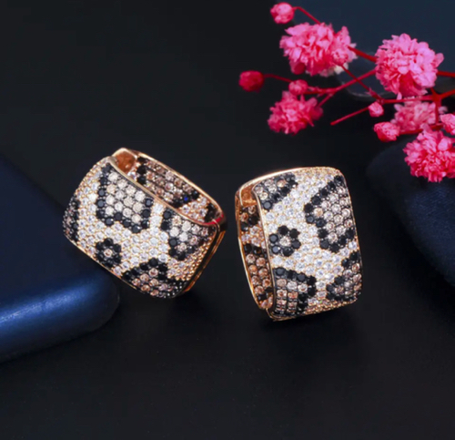 Argolla tigreada pequeno piedras Gold 18K