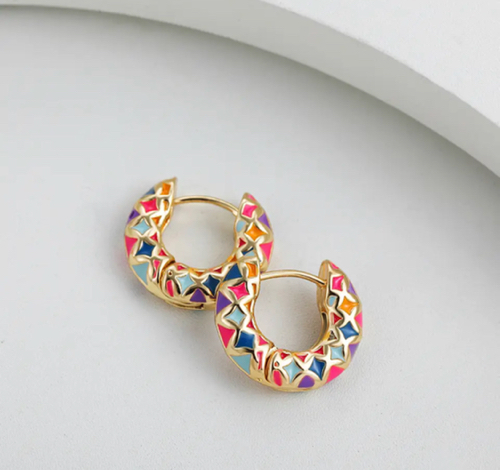 Argollas pequeñas de colores