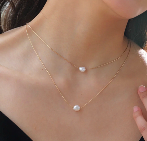 Cadena Steel 2 perlas