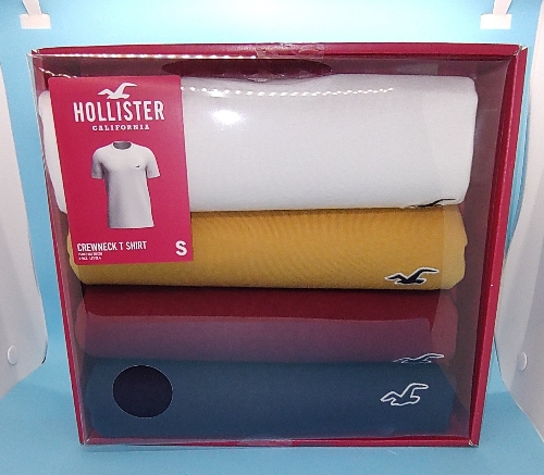 Camisetas Hollister 4 pack